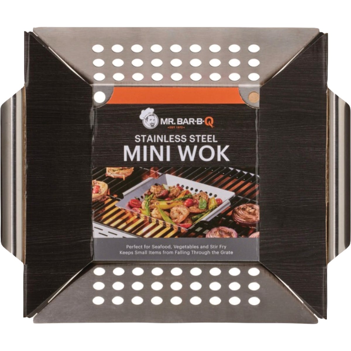 Mr. Bar-B-Q Stainless Steel Mini Wok Topper