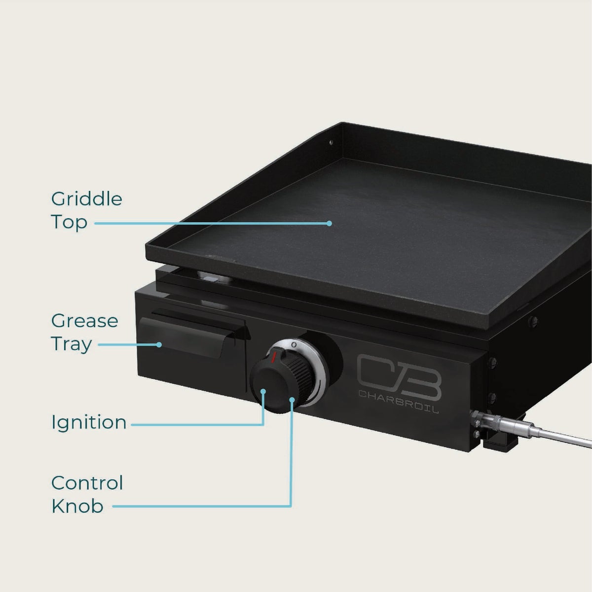 Char-Broil 17 In. 1-Burner Griddle Image 2