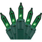 Home Impressions Green 100-Bulb Mini Incandescent String Light Set with Green Wire Image 1