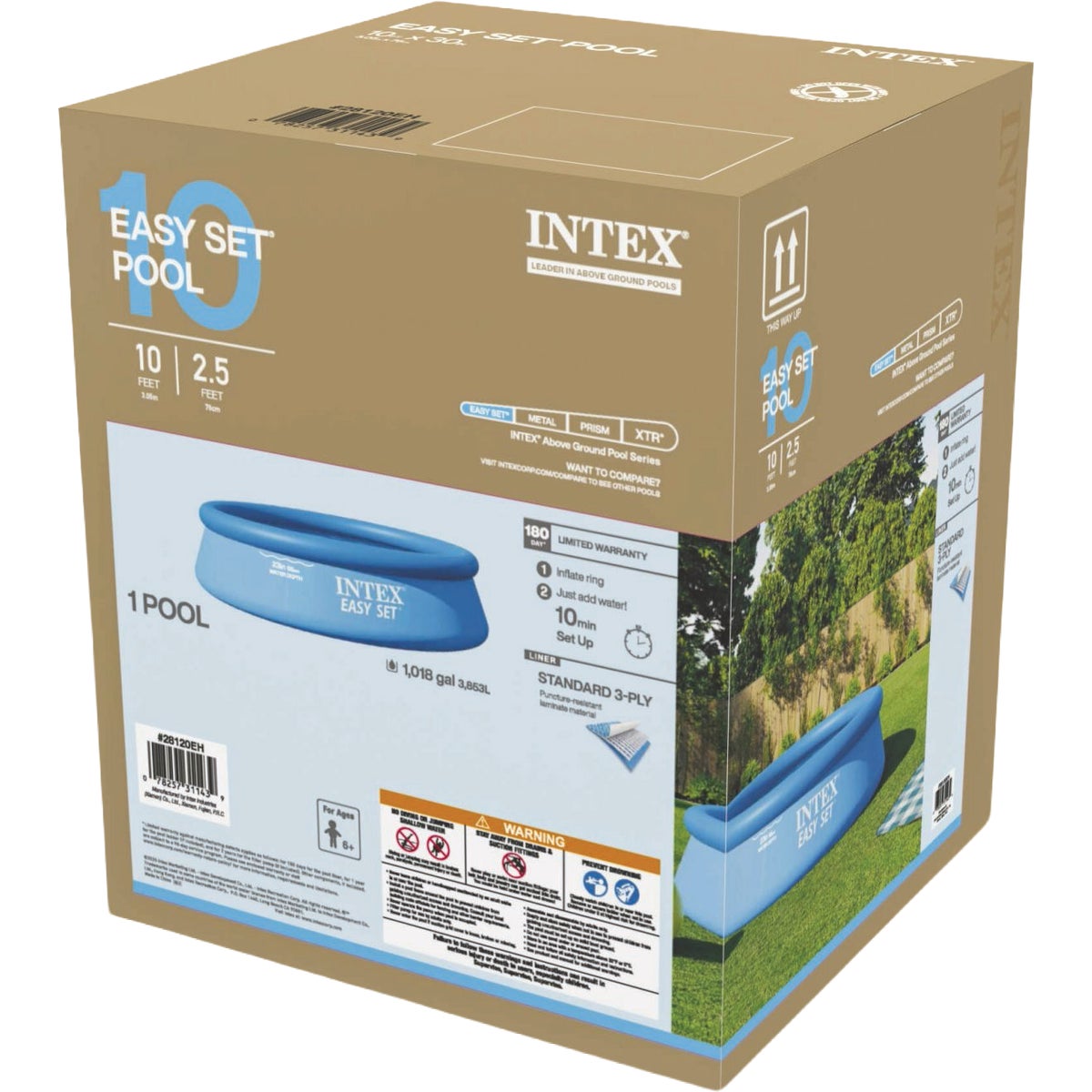 Intex Easy Set 10 Ft. x 30 In. Inflatable Pool Image 4