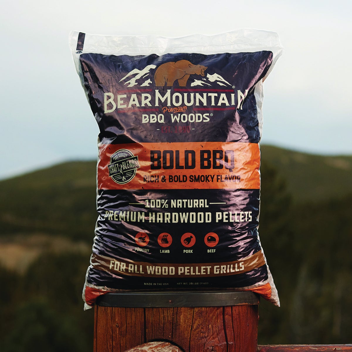 Bear Mountain BBQ Premium Woods 20 Lb. Craft Bold Hardwood Pellets Image 3