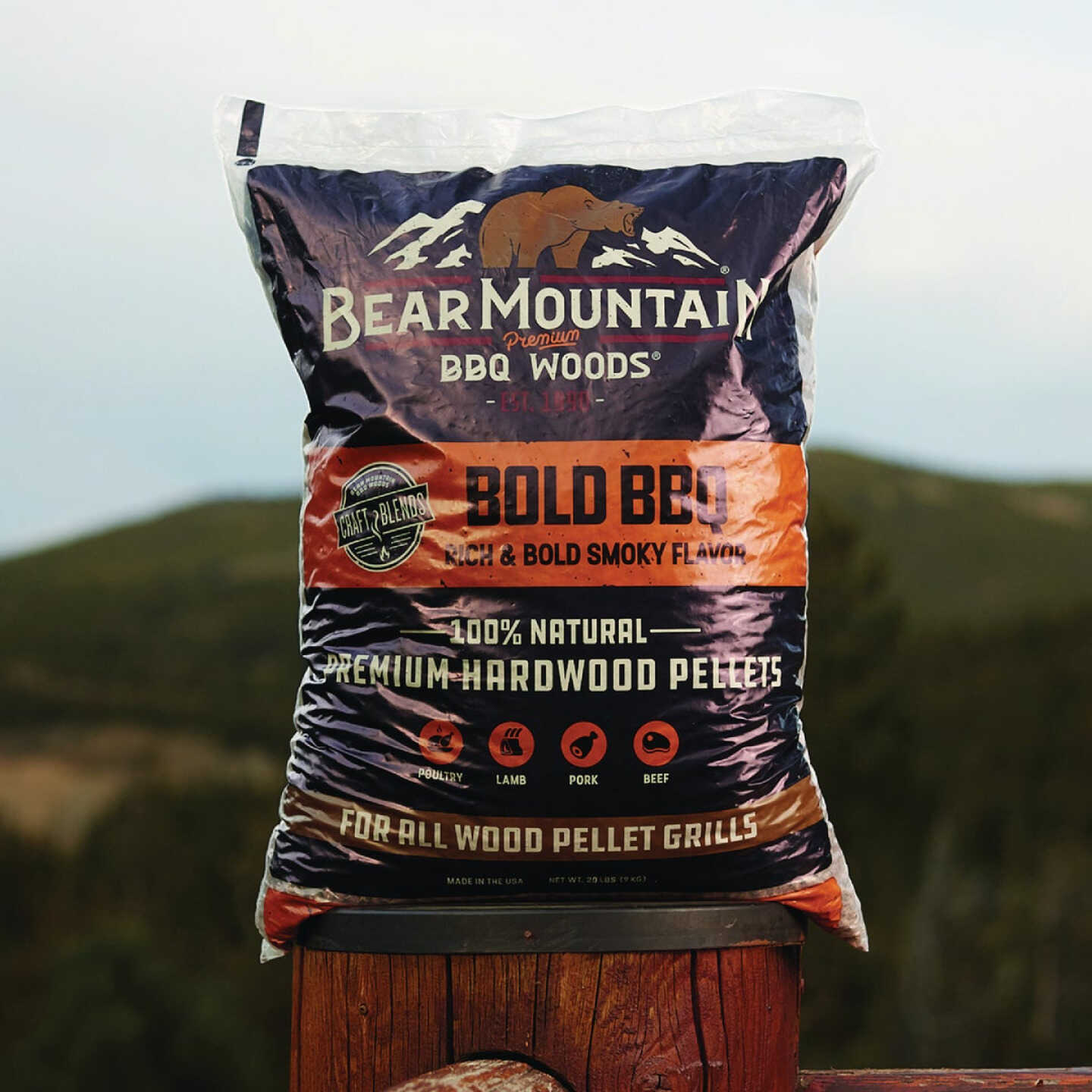 Bear Mountain BBQ Premium Woods 20 Lb. Craft Bold Hardwood Pellets Image 3