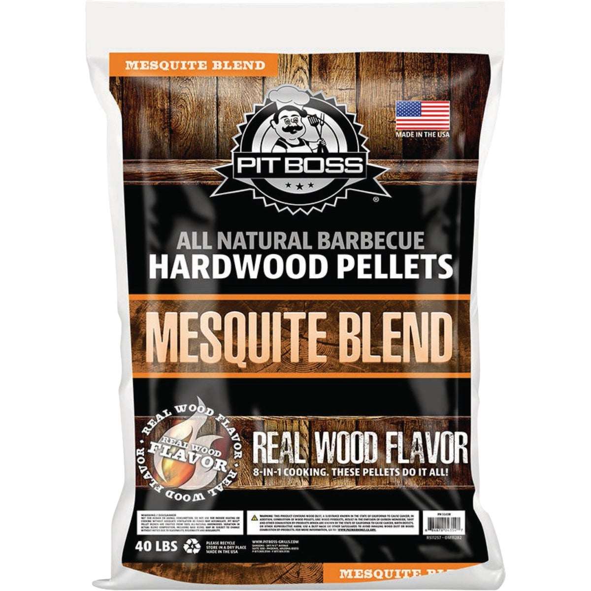 Pit Boss Mesquite Blend 40 Lb. Hardwood Pellets