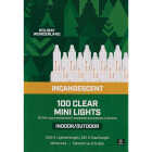 Home Impressions Clear 100-Bulb Mini Incandescent String Light Set with White Wire Image 2
