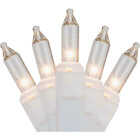 Home Impressions Clear 100-Bulb Mini Incandescent String Light Set with White Wire Image 1