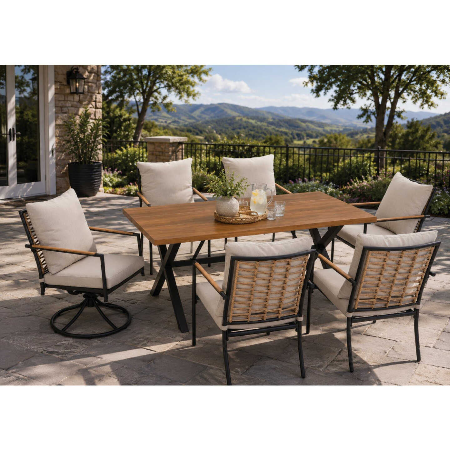 Stylebuilt 7-Piece Outdoor Patio Dining Set Image 2