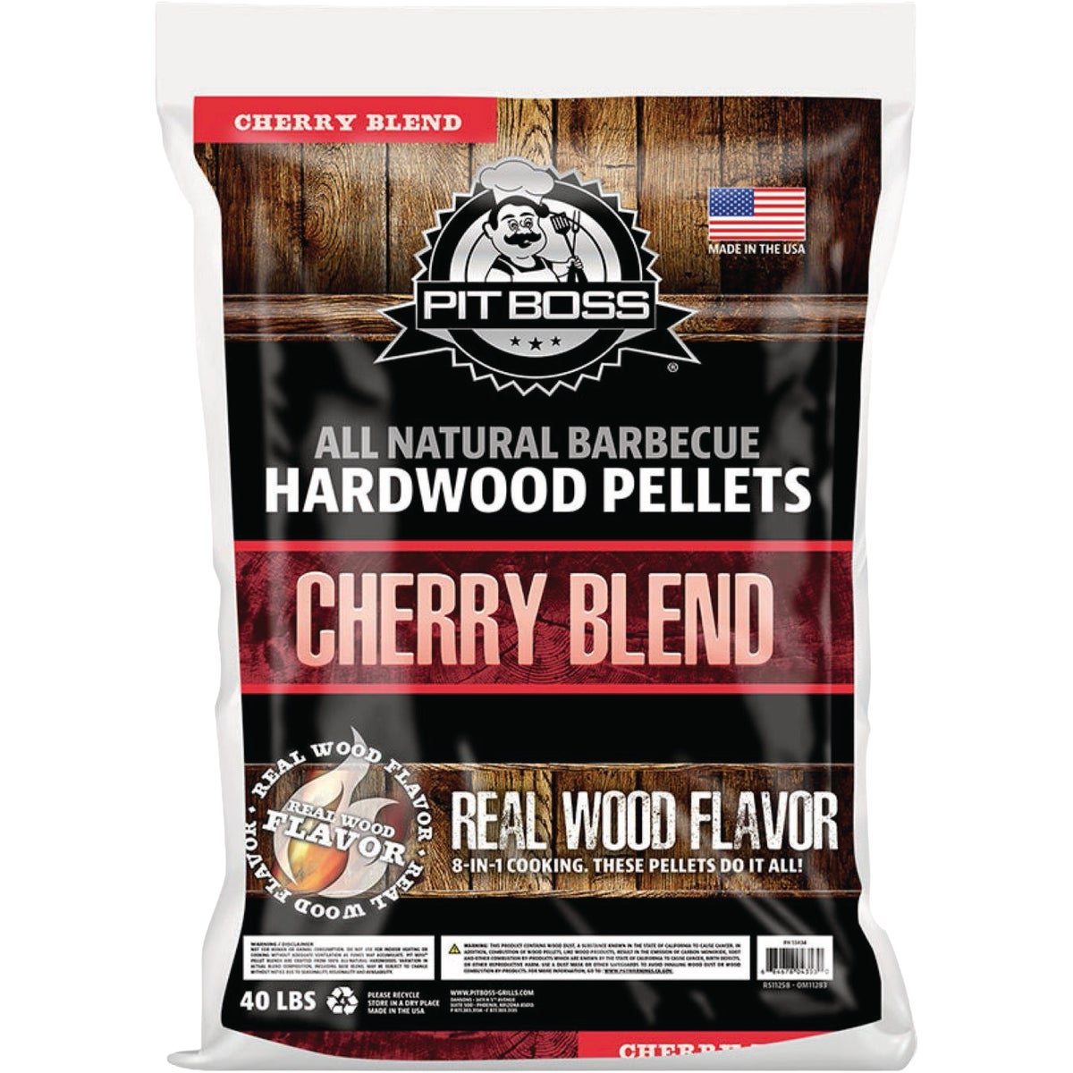 Pit Boss Cherry Blend 40 Lb. Hardwood Pellets