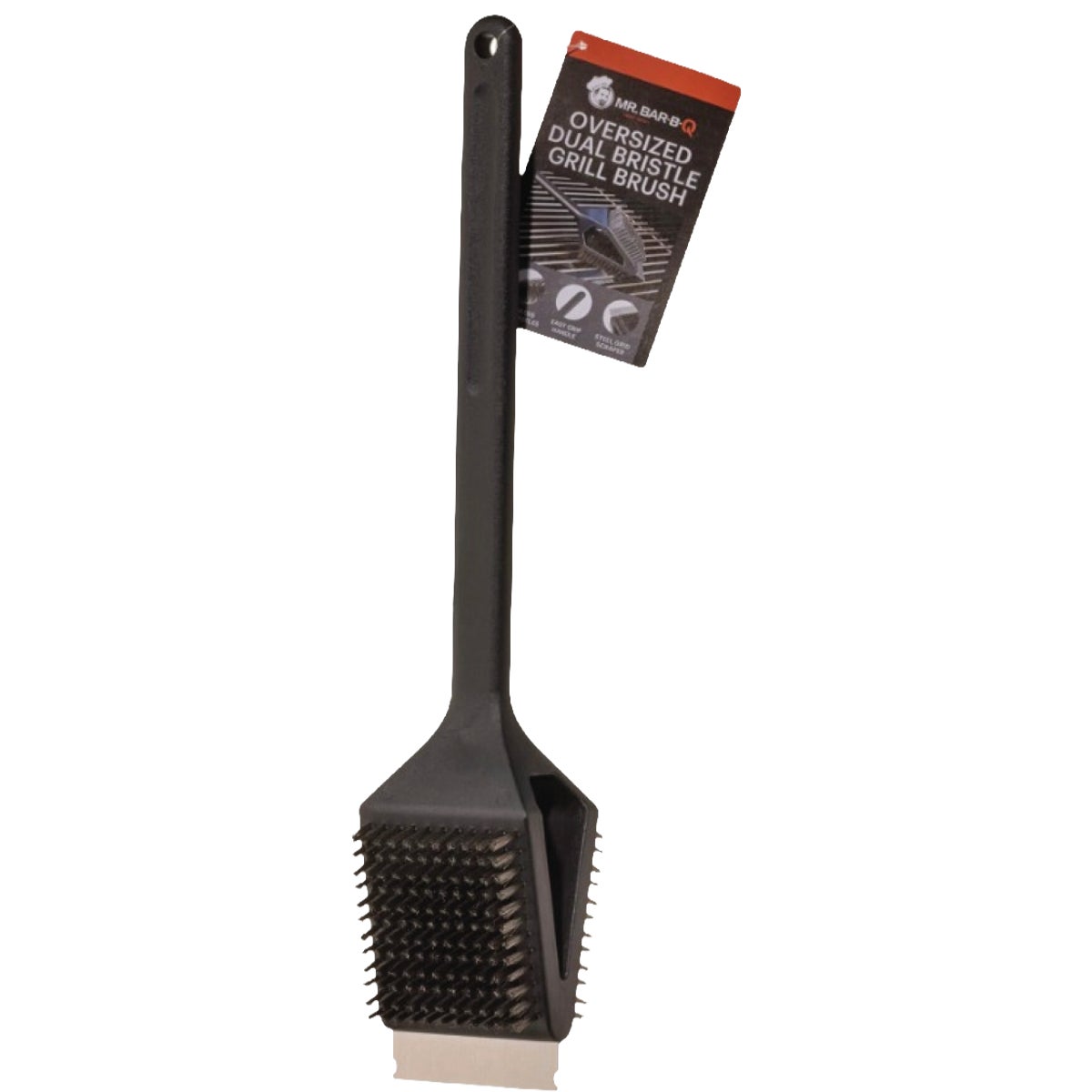 Mr. Bar-B-Q Oversized Dual Bristle Head Grill Brush