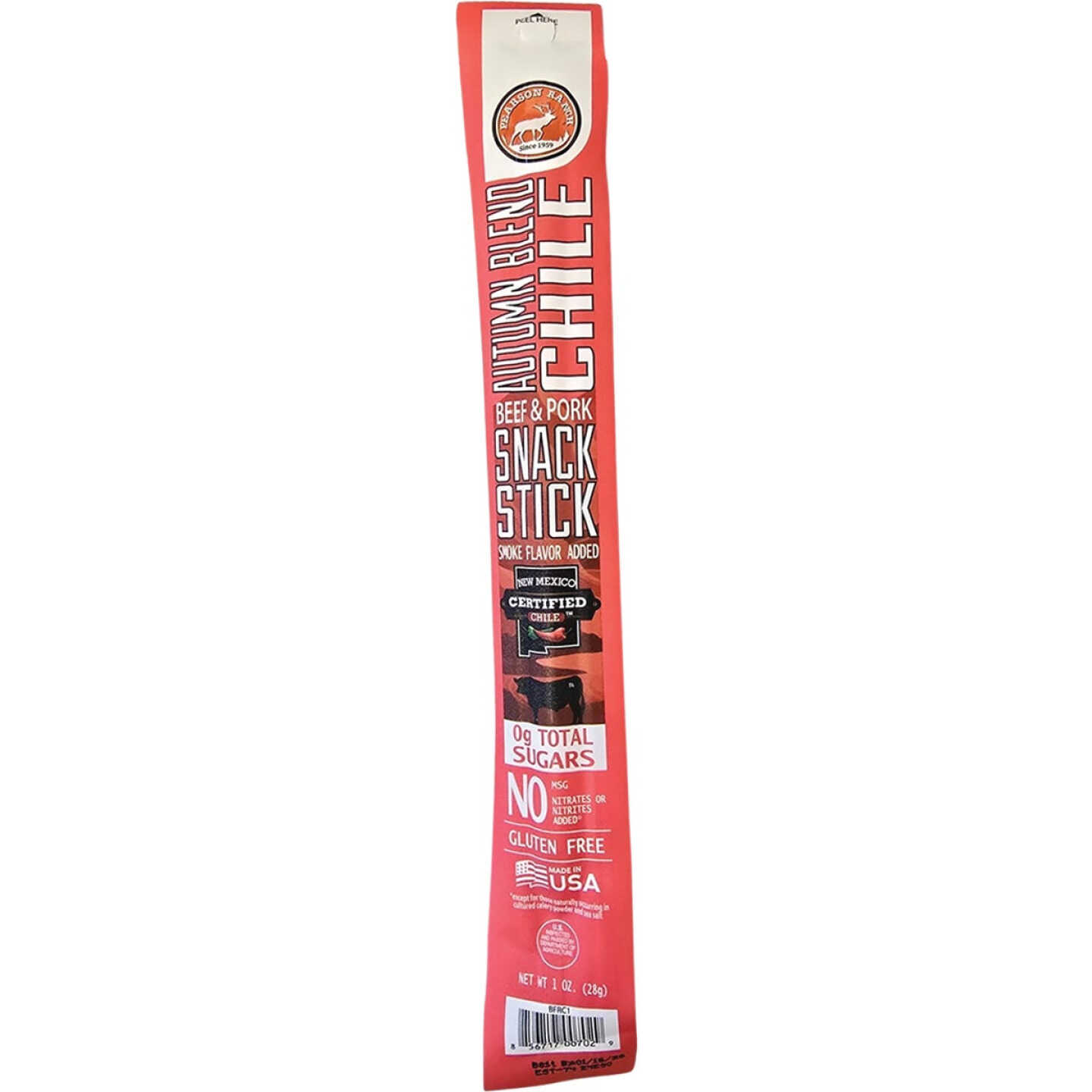 Pearson Ranch Jerky Autumn Blend Chile Beef & Pork Snack Stick Image 1