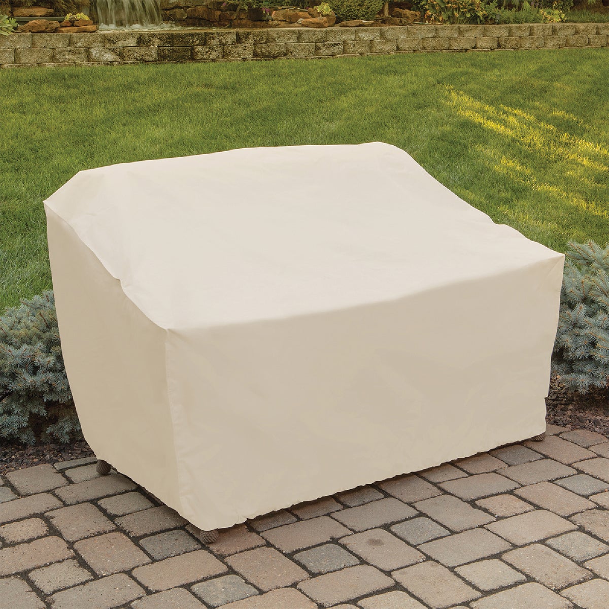 Backyard Basics 60 In. Patio Loveseat Cover Image 2