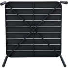 Sunjoy 33 In. Square Heavy-Duty Black Steel Cocktail Table Image 5