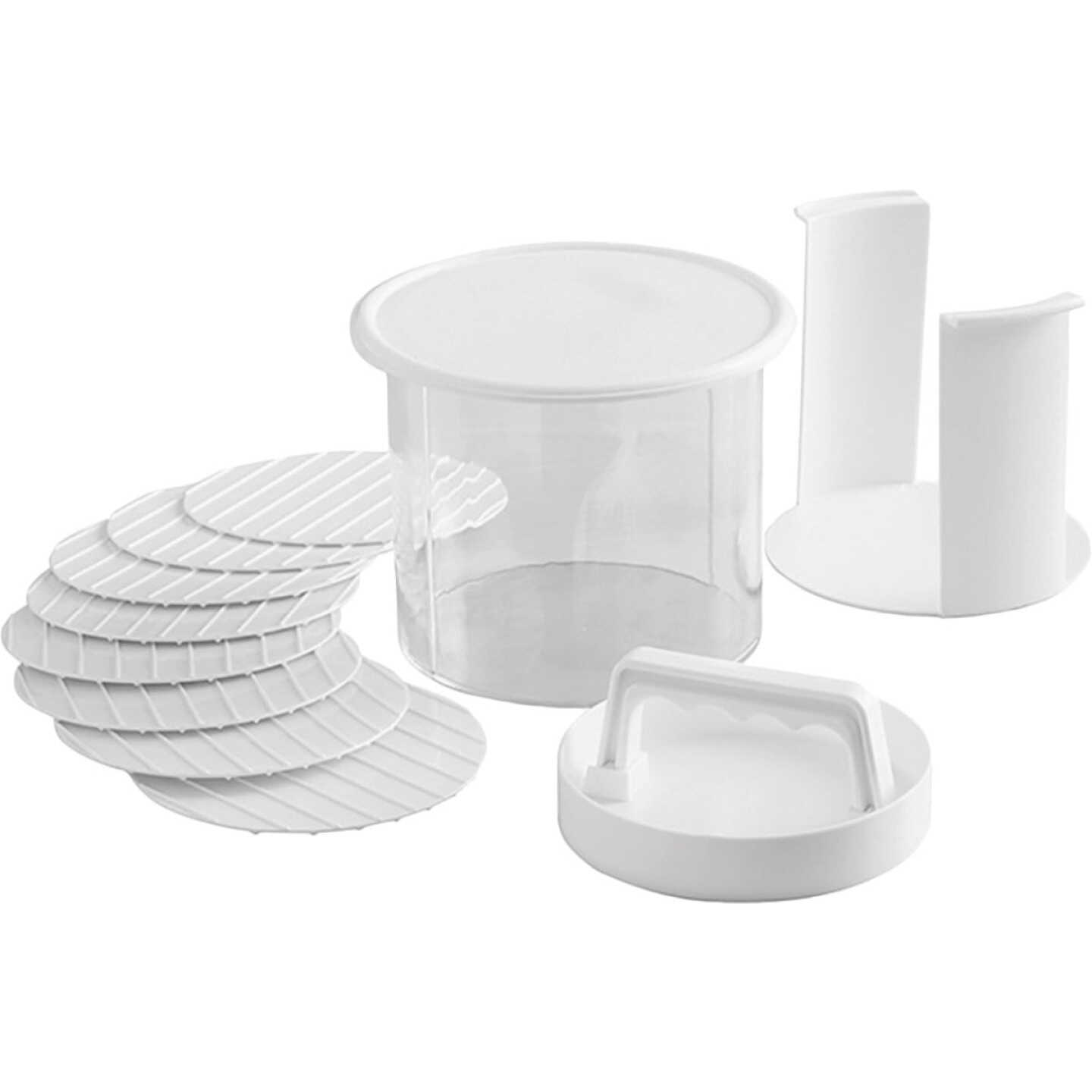 Mr. Bar-B-Q 6 In. Hamburger Press & Storage Container Image 1