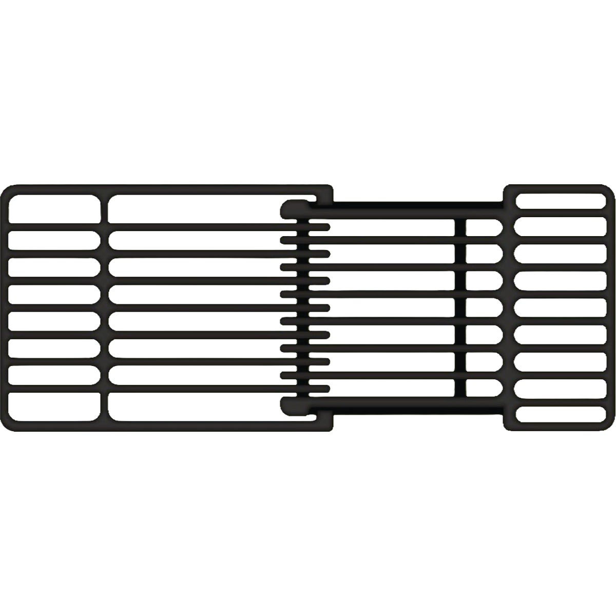 Charbroil Universal Adjustable 7.75 In. W Porcelain-Coated Cast Iron Grate Image 2