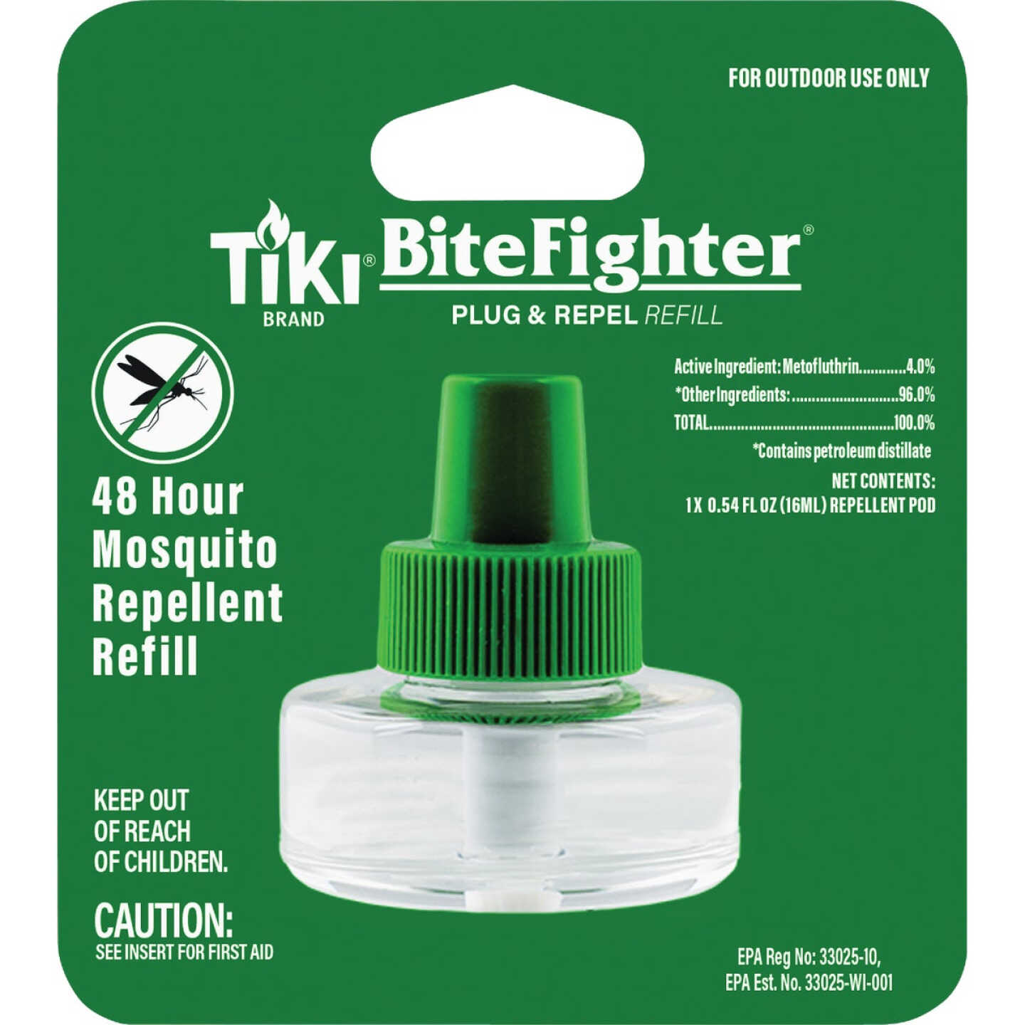 Tiki BiteFighter Plug & Repel Mosquito Repellent Refill Image 1