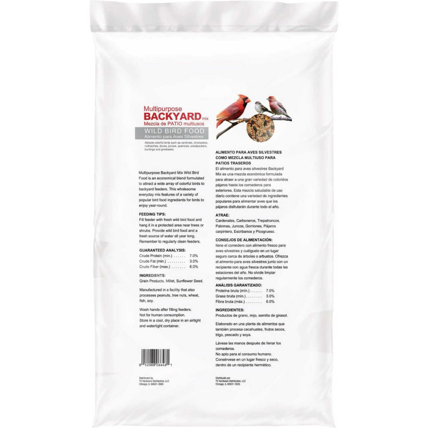 True Value 20 Lb. Multipurpose Backyard Mix Wild Bird Food Image 2
