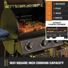 Oklahoma Joe's Canyon Combo Charcoal/Gas Smoker & Grill Image 3