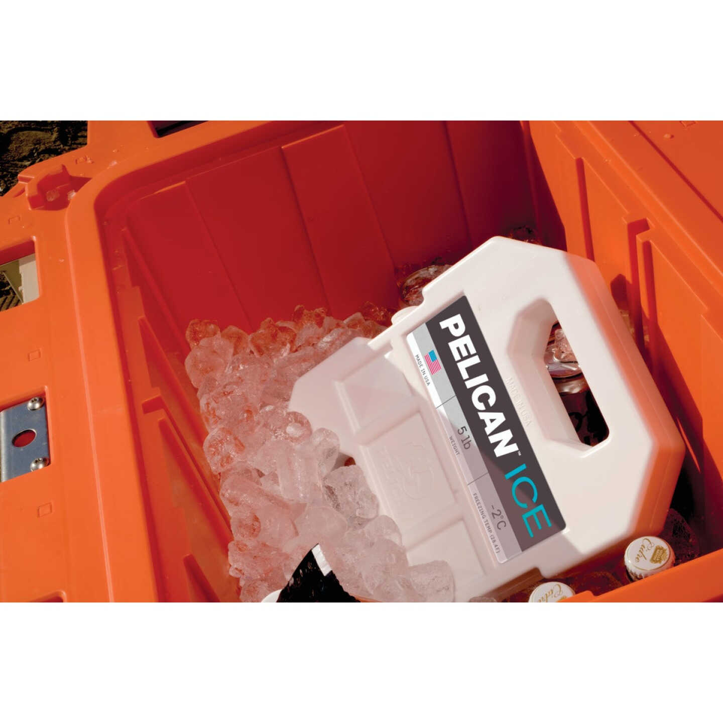 Pelican 5 Lb. 11 in. x 9 in. x 2 in. Cooler Ice Pack Image 2
