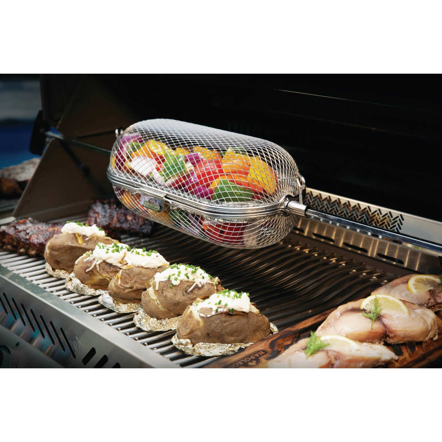 Napoleon Rotisserie Grill Basket Image 3