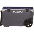 Igloo MaxCold Latitude 90 Qt. 2-Wheeled Cooler, Ash Gray & Aegean Sea Image 1
