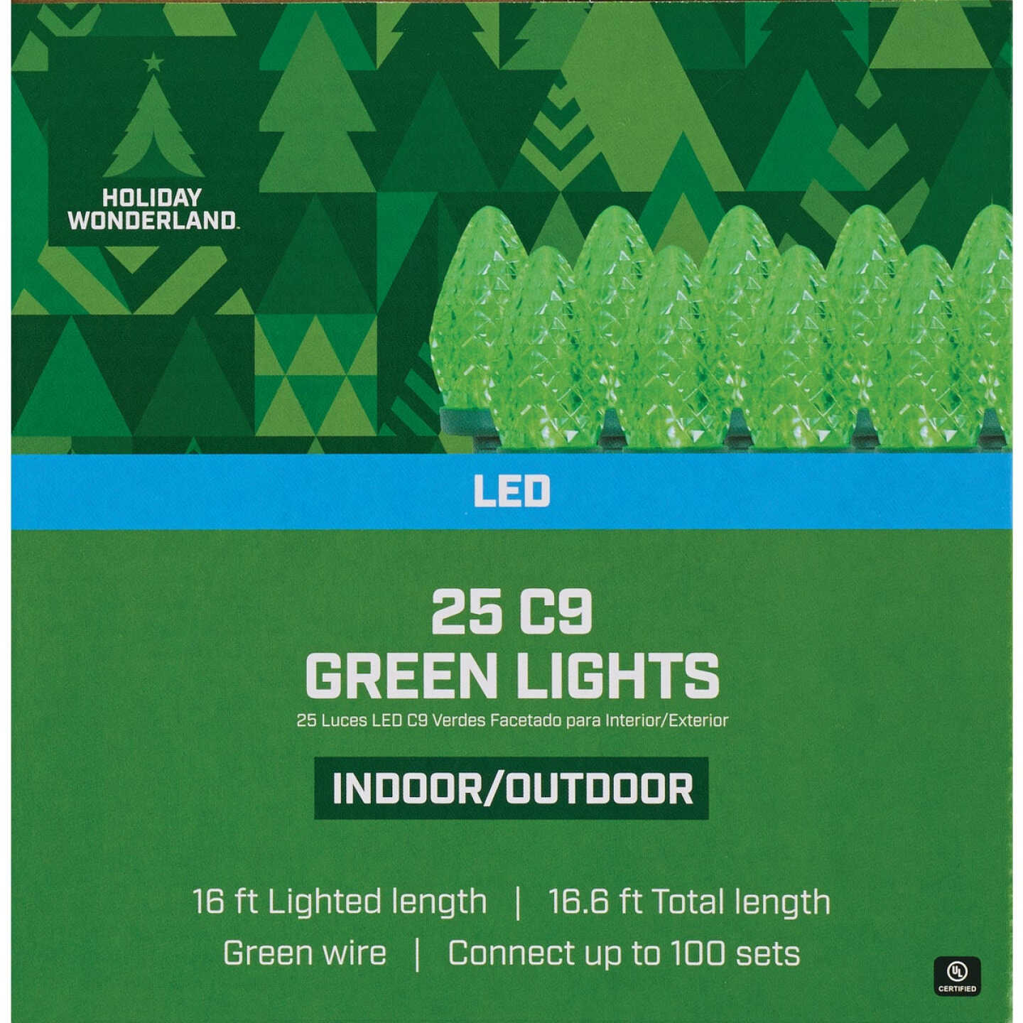 Home Impressions Green 25-Bulb C9 LED Light Set Image 2