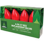 Home Impressions C7 Red Ceramic 125V Replacement Light Bulb (4-Pack) Image 3