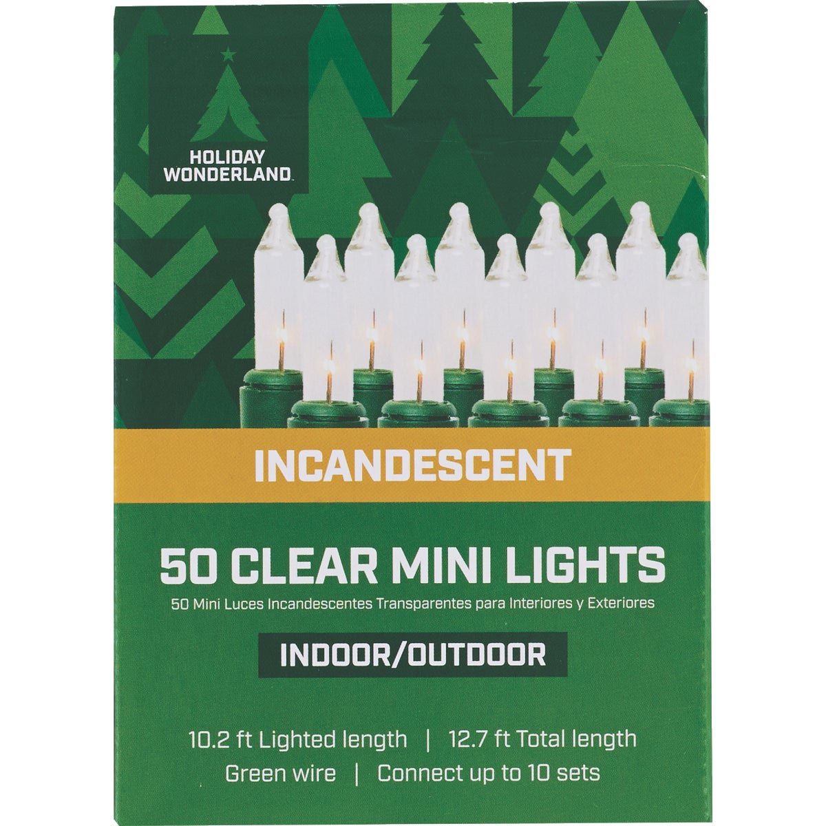 Home Impressions Clear 50-Bulb Mini Incandescent Light Set Image 2