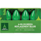 Home Impressions C9 Green Ceramic 125V Replacement Light Bulb (4-Pack) Image 2