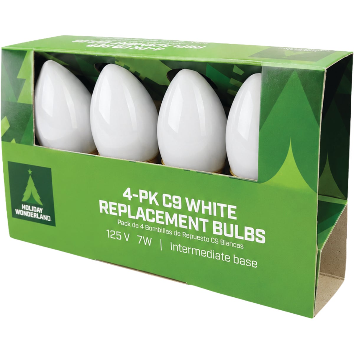 Home Impressions C9 White Ceramic 125V Replacement Light Bulb (4-Pack) Image 3