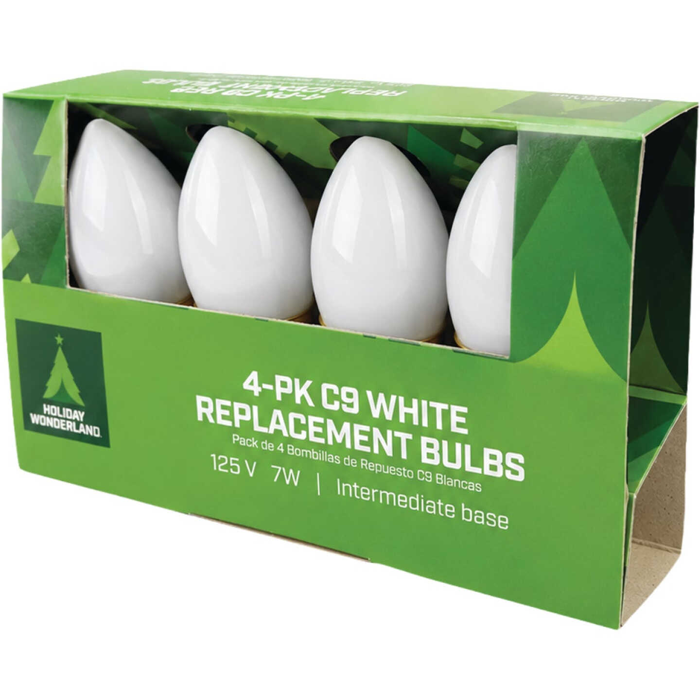 Home Impressions C9 White Ceramic 125V Replacement Light Bulb (4-Pack) Image 3