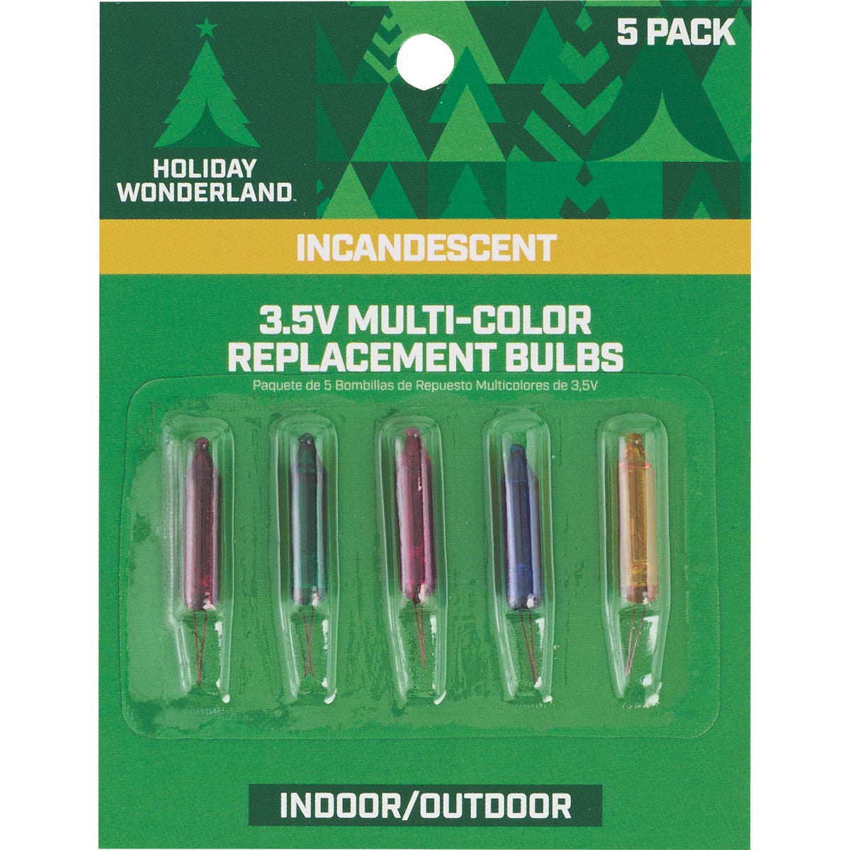 Home Impressions Mini Multi 3.5V Replacement Light Bulb (5-Pack)