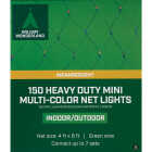 Home Impressions Multi 150-Bulb Mini Incandescent 4 Ft. x 6 Ft. Heavy-Duty Net Light Set Image 4