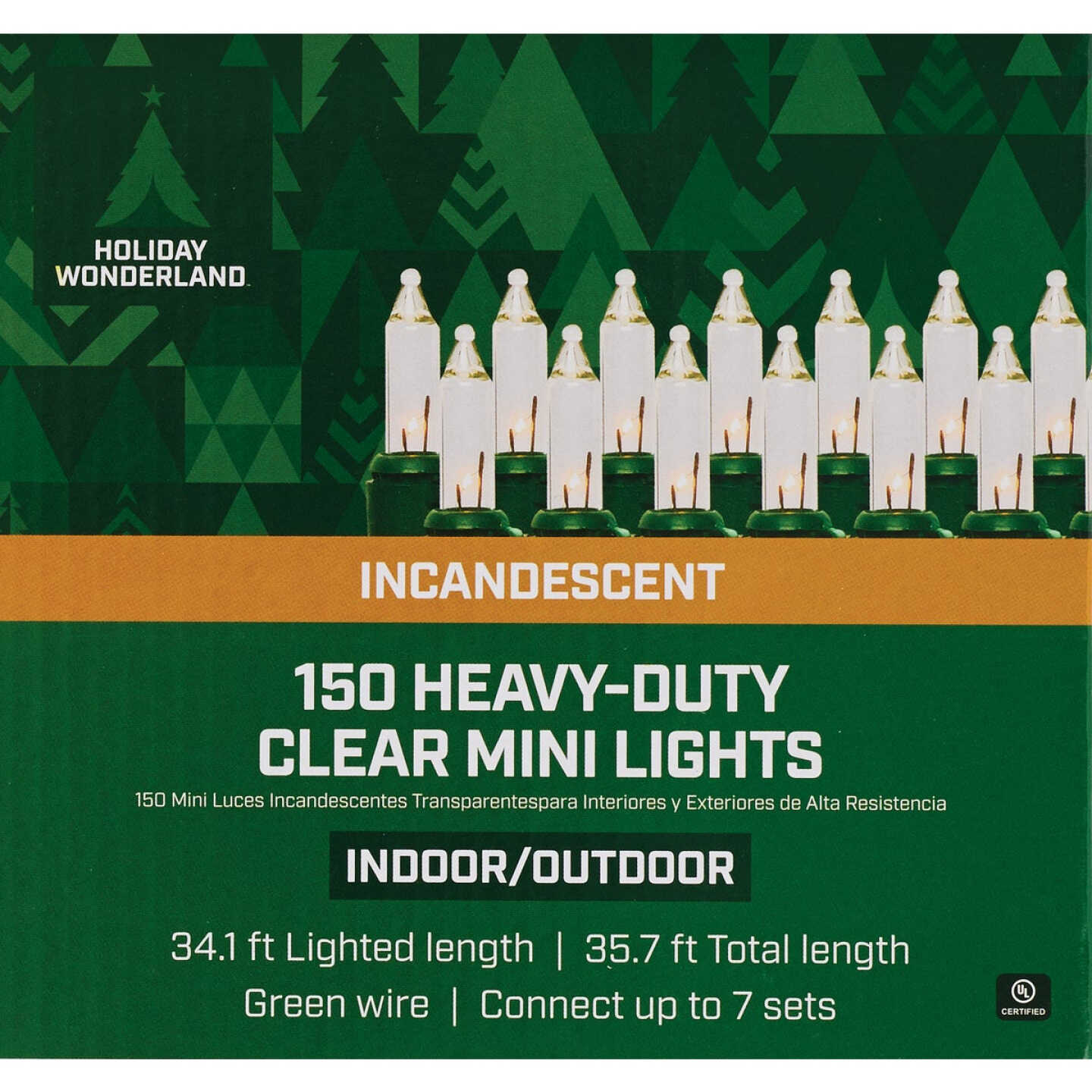 Home Impressions Clear 150-Bulb Heavy-Duty Mini Incandescent Light Set Image 2