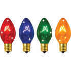 Home Impressions C9 Multi Twinkle 125V Replacement Light Bulb (4-Pack) Image 1