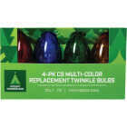 Home Impressions C9 Multi Twinkle 125V Replacement Light Bulb (4-Pack) Image 2