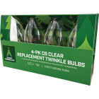 Home Impressions C9 Clear Twinkle 125V Replacement Light Bulb (4-Pack) Image 3
