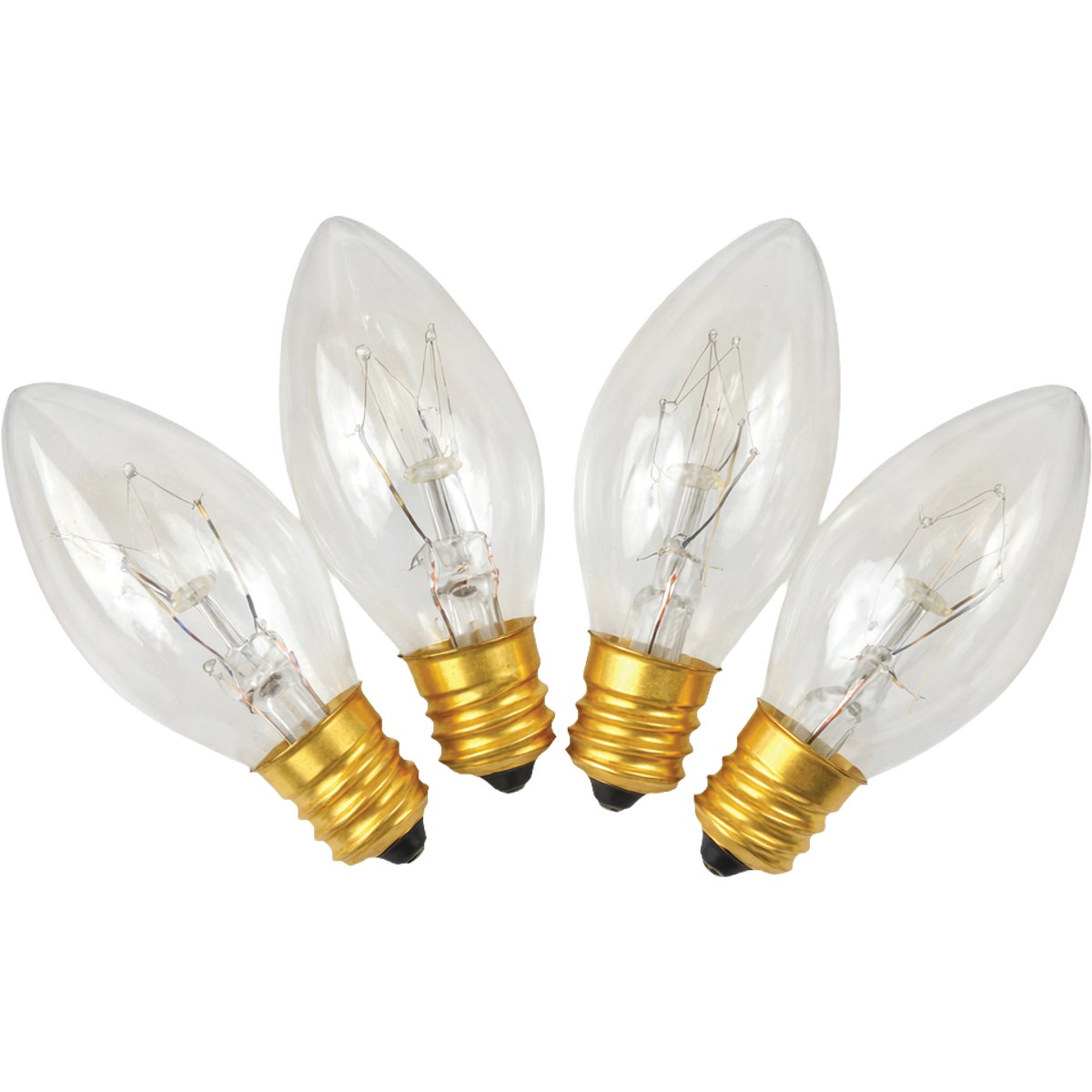 Home Impressions C7 Clear Twinkle 125V Replacement Light Bulb (4-Pack) Image 1