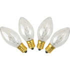 Home Impressions C7 Clear Transparent 125V Replacement Light Bulb (4-Pack) Image 1