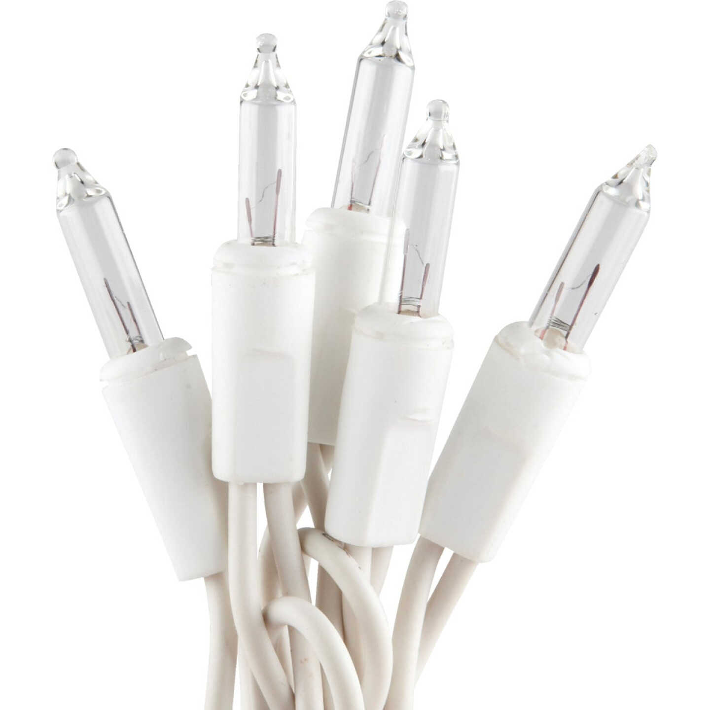 Home Impressions Clear 300-Bulb Mini
Incandescent Icicle Light Set with
White Wire Image 4