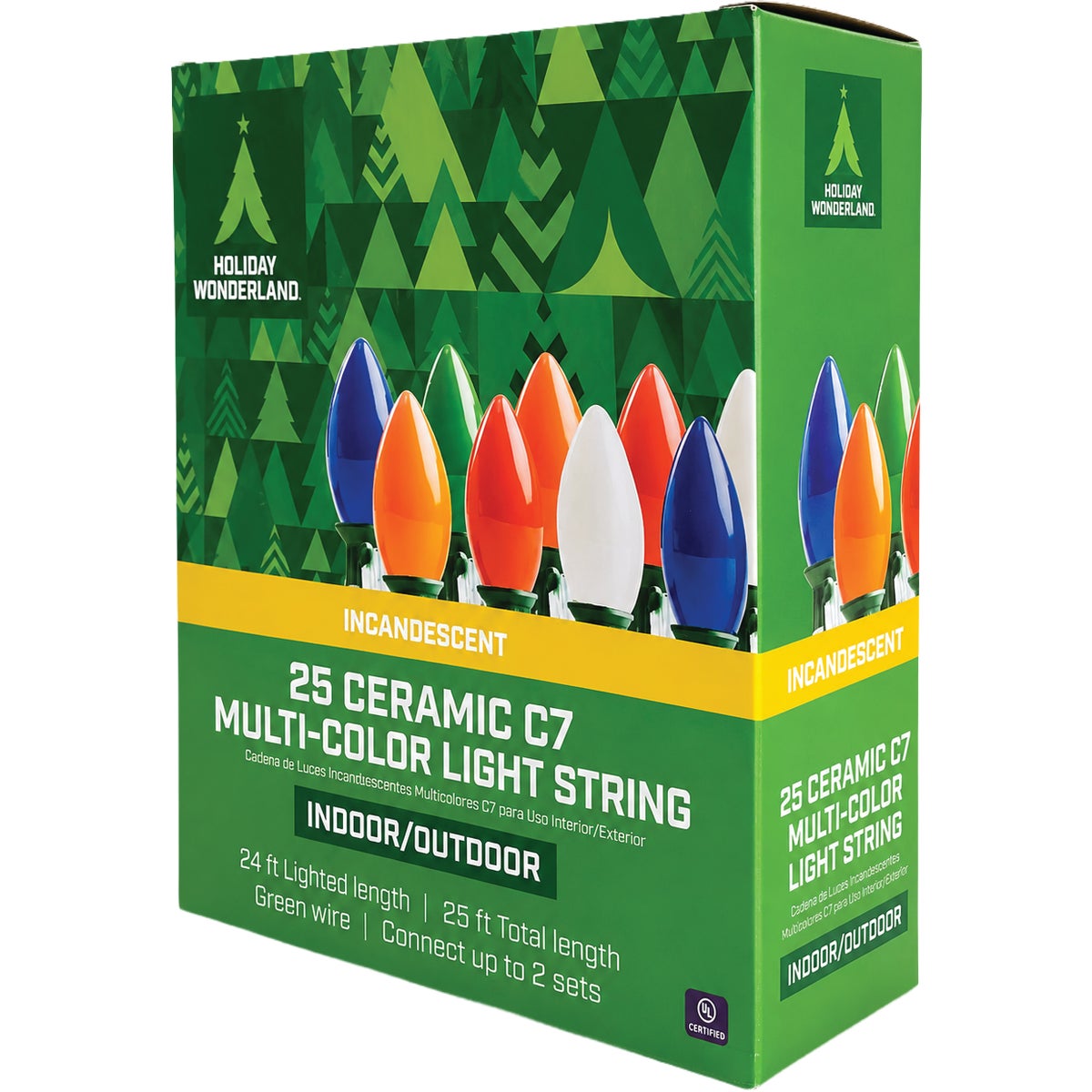 Home Impressions Ceramic Multi 25-Bulb C7 Incandescent Light Set Image 7
