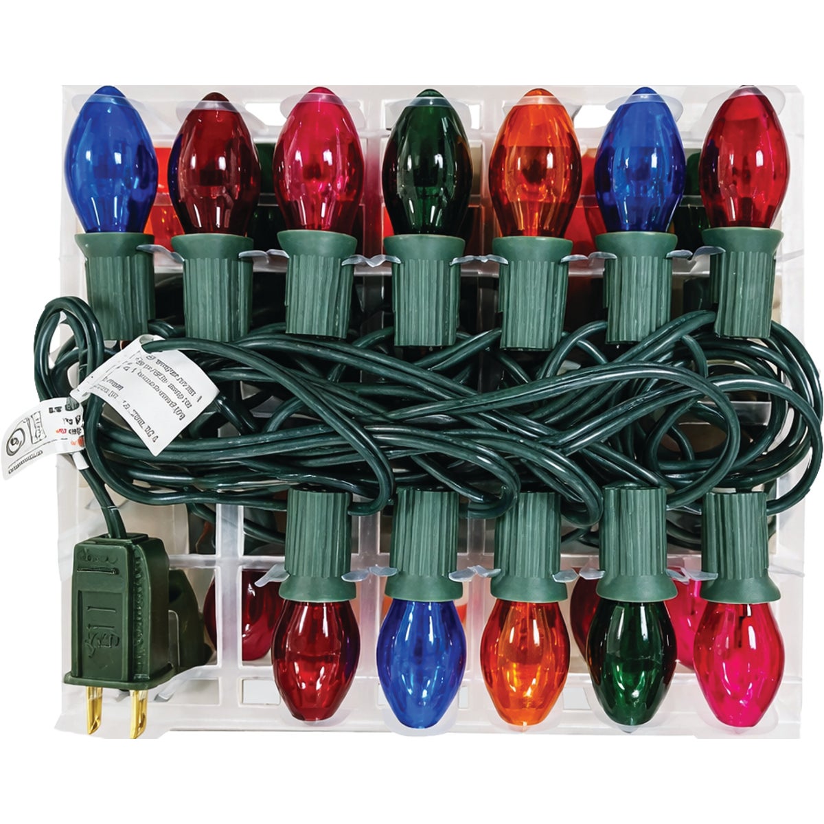 Home Impressions Transparent Multi 25-Bulb C7 Incandescent Light Set Image 4