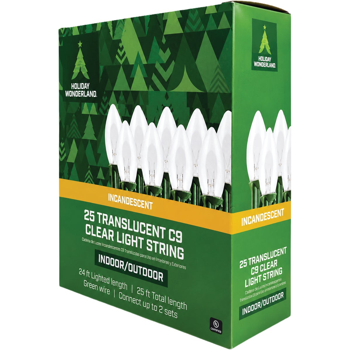 Home Impressions Clear 25-Bulb C9 Incandescent Light Set Image 5