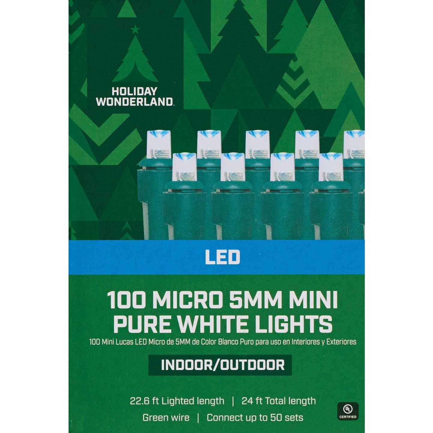 Home Impressions Pure White 100-Bulb Micro 5MM Mini LED Light Set Image 2