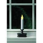Xodus 3.5 In. W. x 8.5 In. H. x 2 In. D. Aged Bronze Flickering LED Battery Operated Candle Image 2