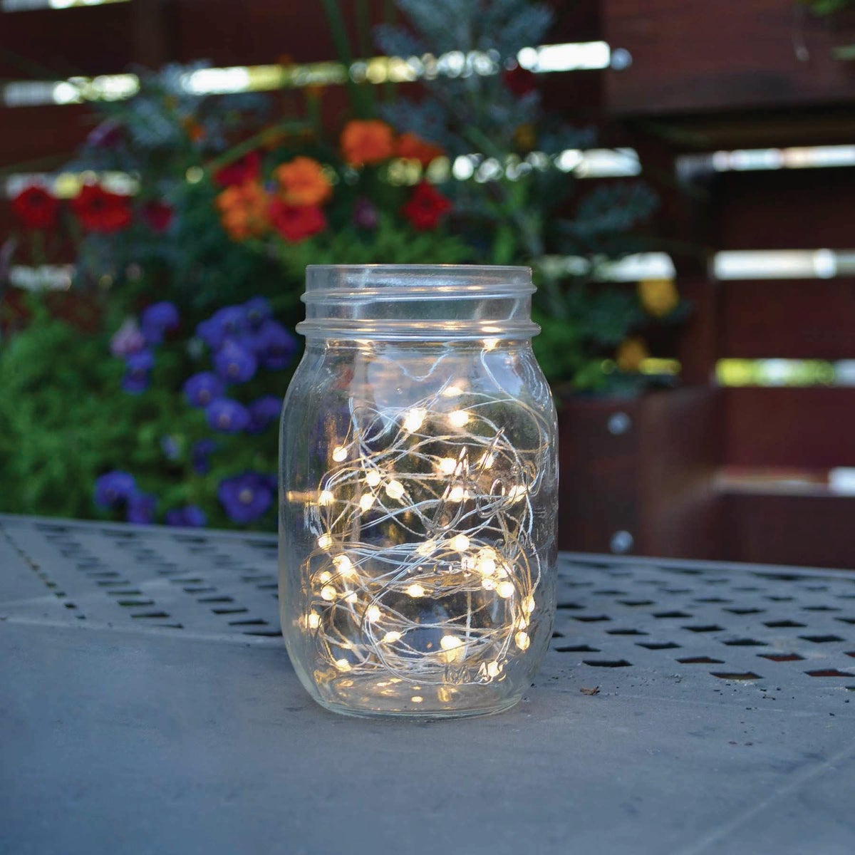 Holiday Bright Lights 100-Bulb Warm White Seed Micro LED Light Set with Silver Wire Image 1