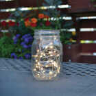 Holiday Bright Lights 50-Bulb Warm White Seed Micro LED Light Set with Silver Wire Image 1