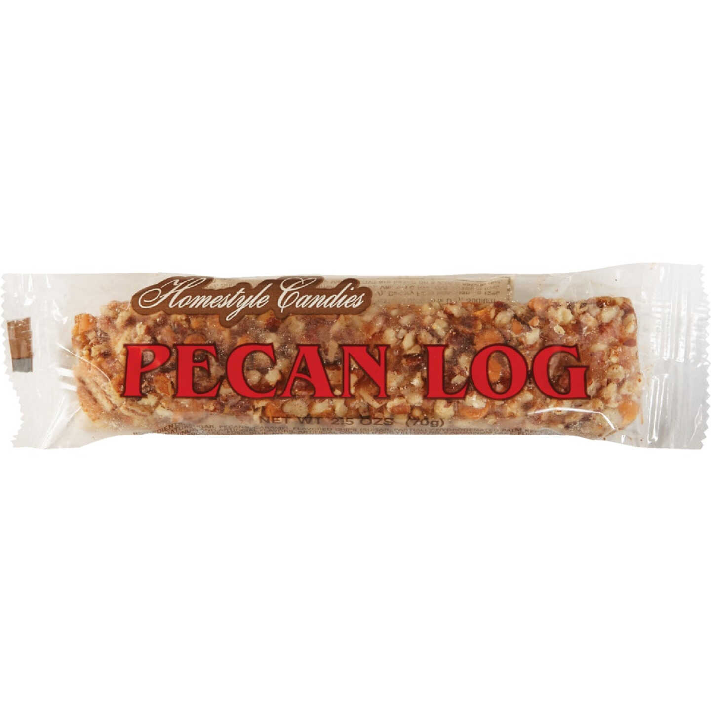 Crown 2.5 Oz. Pecan & Caramel Pecan Log Image 1