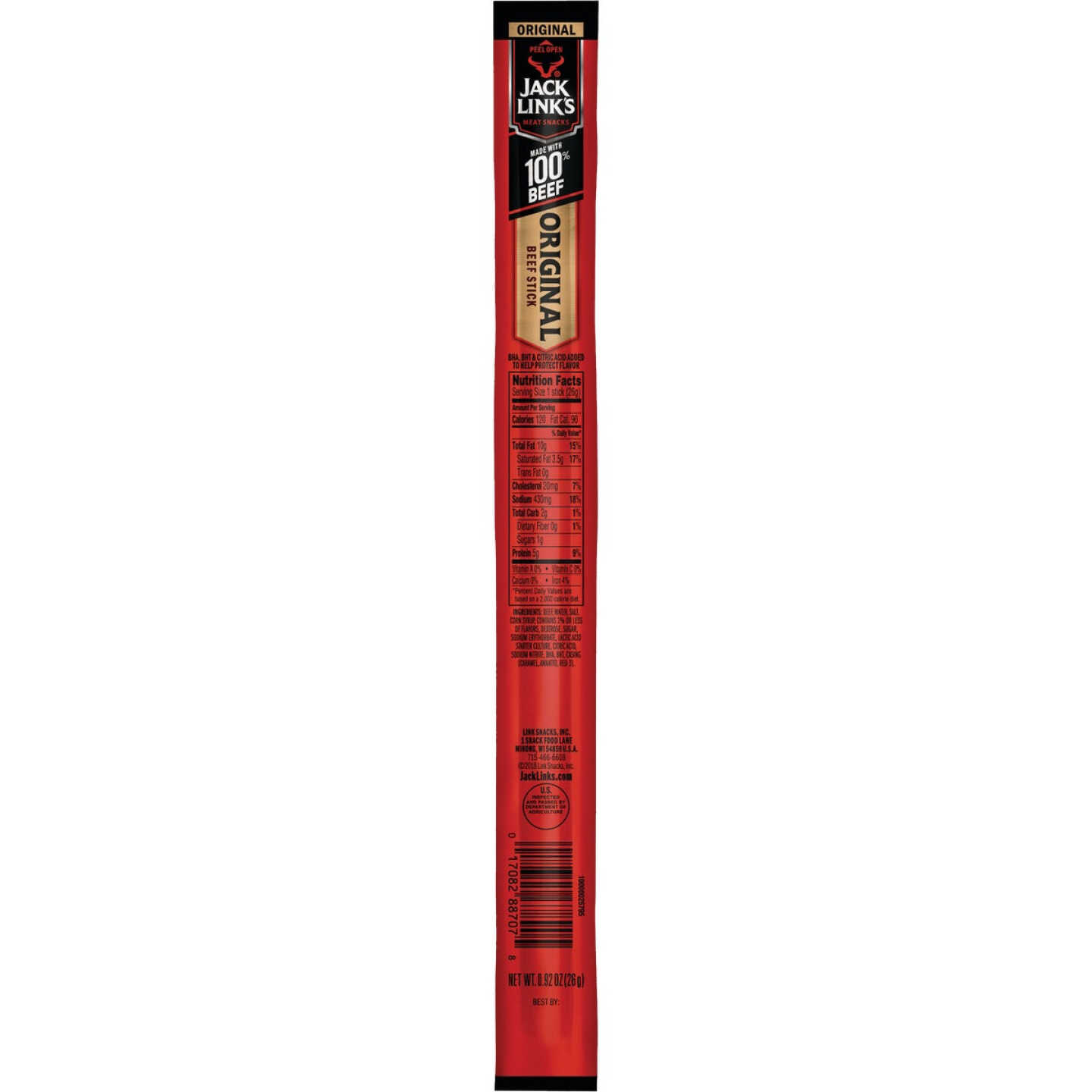 Jack Link's Original 0.92 Oz. Beef Stick Jerky Image 1