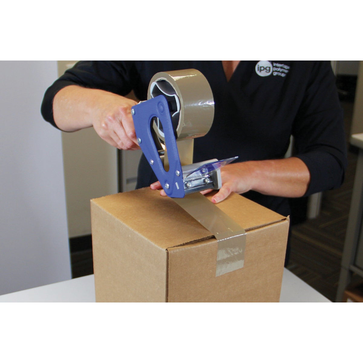 IPG 1.88 In. x 54.6 Yd. Clear Film Carton Sealing Tape Image 2