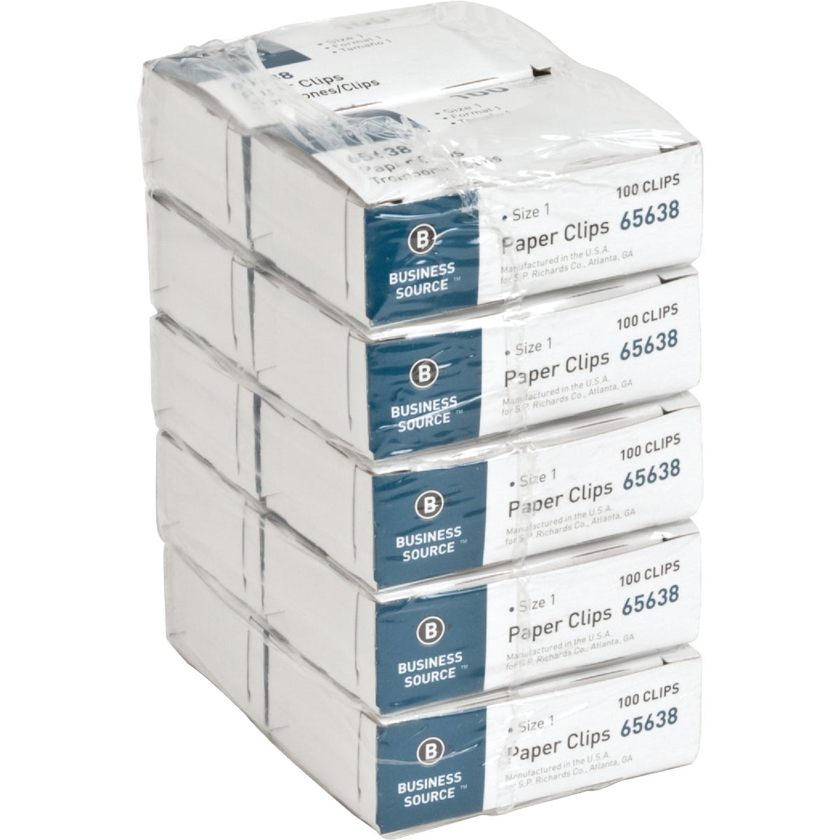 Staples Regular Smooth Paper Clip (1000-Pack) Image 2