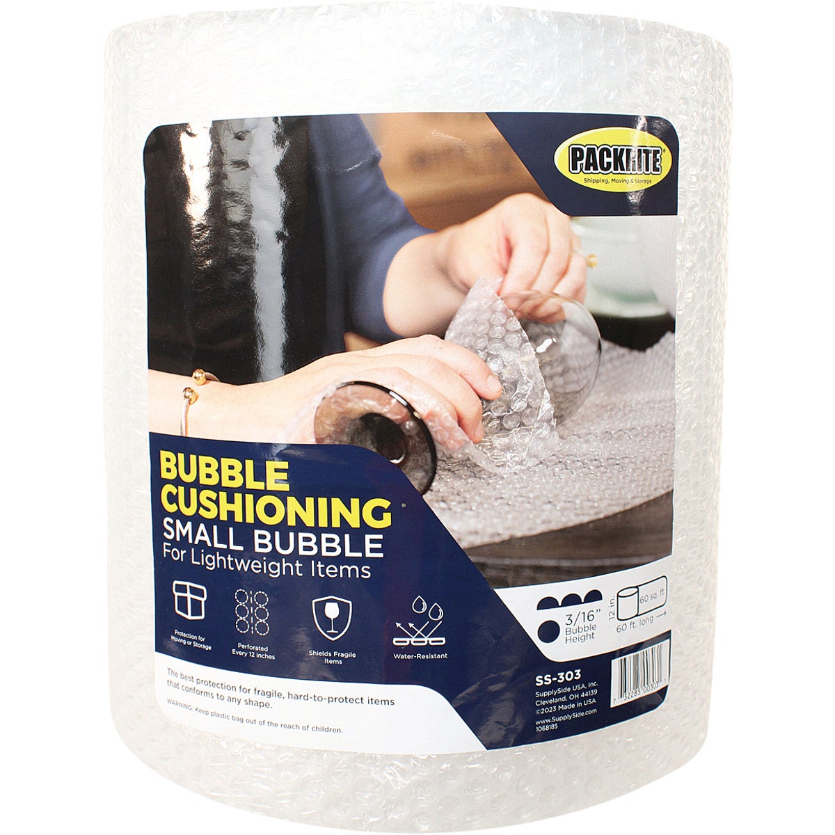 PackRite 3/16 In. Original Size Bubble Cushion, 12 In. x 60 Ft.